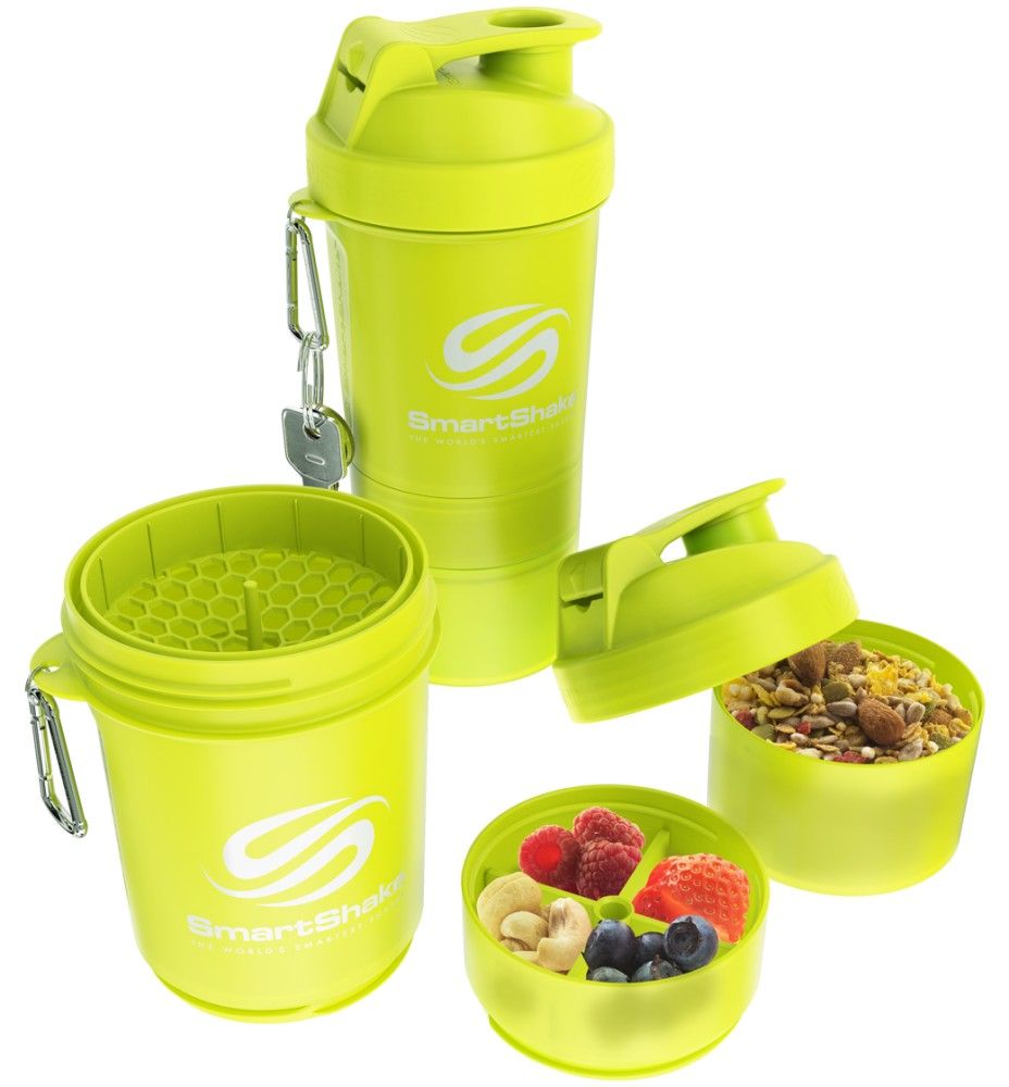 SMARTSHAKE - ORIGINAL SMART SHAKE - POR ÉS TABLETTATARTÓS - 600 ML - NEON LILA