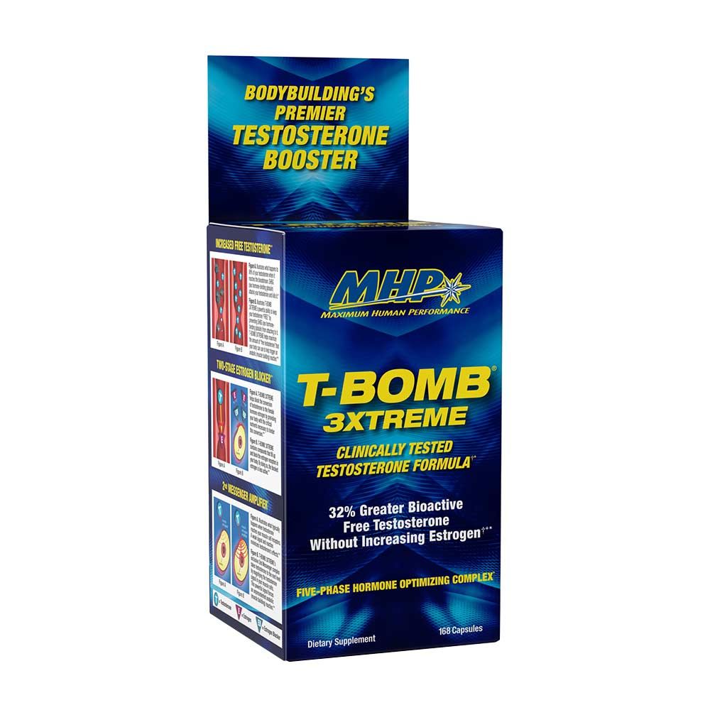 MHP - T-BOMB 3XTREME - TESZTOSZTERON FOKOZÓ FORMULA - 168 TABLETTA MHP - T-BOMB 3XTREME - TESZTOSZTERON FOKOZÓ FORMULA - 168 TABLETTA