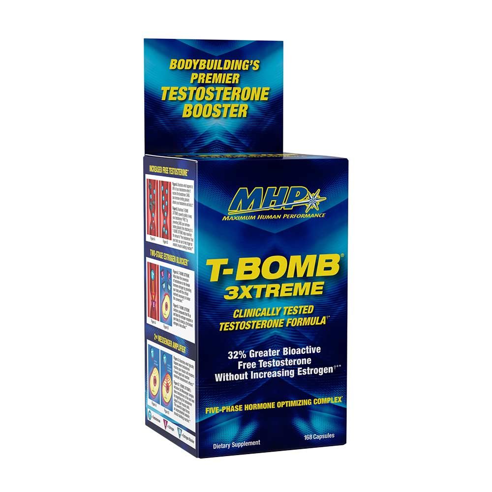 MHP - T-BOMB 3XTREME - TESZTOSZTERON FOKOZÓ FORMULA - 168 TABLETTA