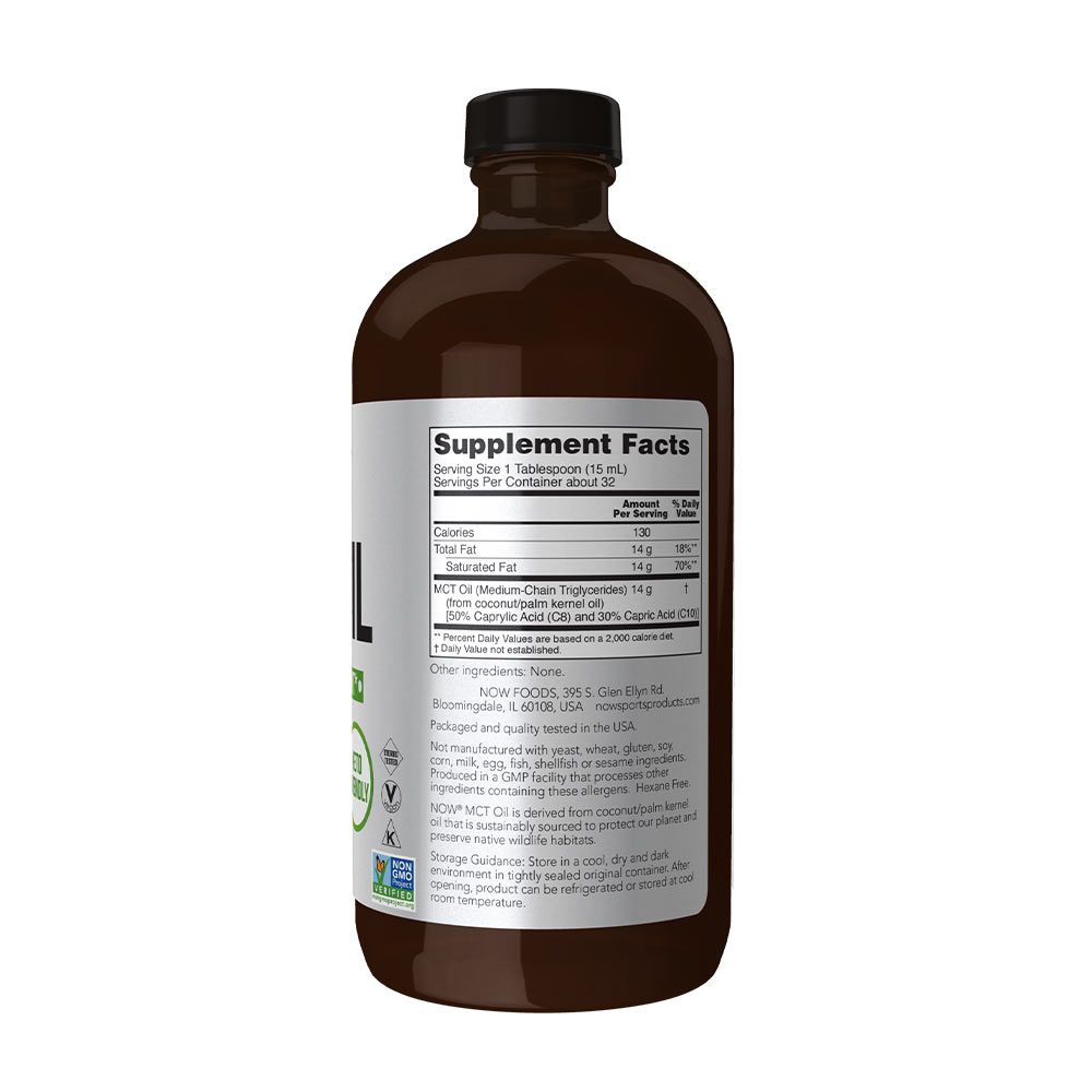 NOW - MCT OLAJ - ÍZESÍTETLEN - 473 ML NOW - MCT OLAJ - ÍZESÍTETLEN - 473 ML