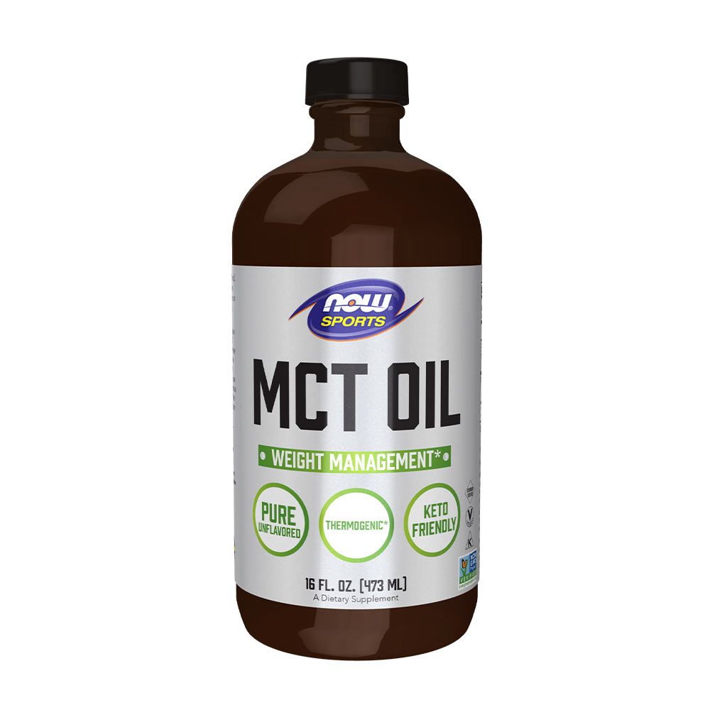 NOW - MCT OIL - SUPPORTS A HEALTY BODY COMPOSITION - 473 ML