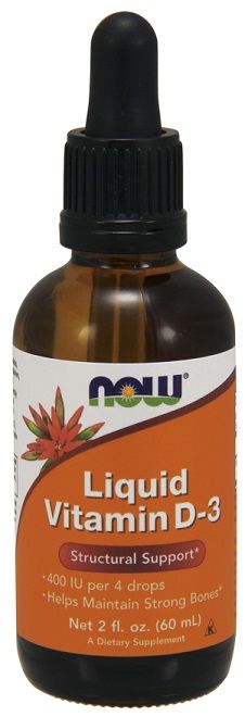 NOW - VITAMIN D3 400 IU LIQUID - 59 ML