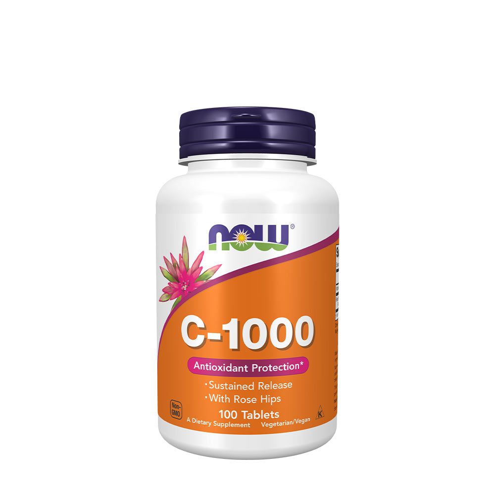 NOW - VITAMIN C-1000 WITH ROSE HIPS & BIOFLAVONOIDS - 100 TABLETTA NOW - VITAMIN C-1000 WITH ROSE HIPS & BIOFLAVONOIDS - 100 TABLETTA
