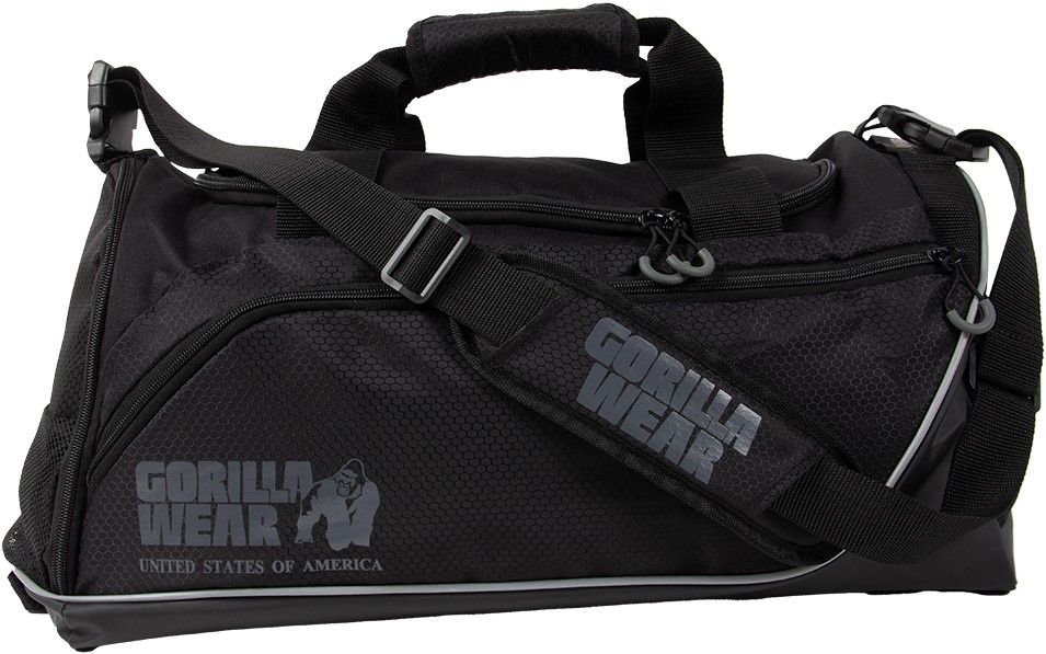 GORILLA WEAR - JEROME GYM BAG 2.0 - EDZŐ TÁSKA - FEKETE/SZÜRKE