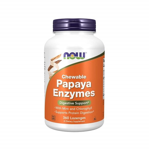 NOW - PAPAYA ENZYMES - 360 TABLETTA