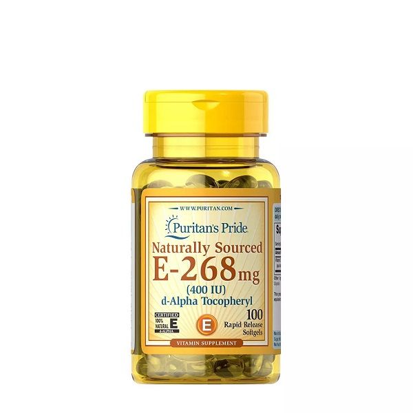 PURITANS PRIDE - VITAMIN E-400 IU NATURALLY SOURCED - 100 KAPSZULA