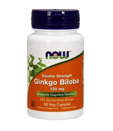 NOW - GINKGO BILOBA 120 MG - 50 KAPSZULA