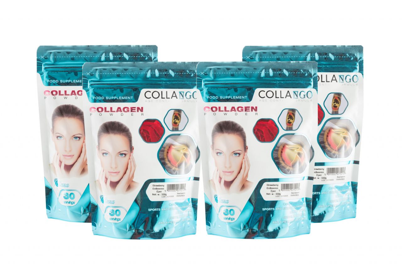 COLLANGO - COLLAGEN POWDER 4-ES CSOMAG - 4X330 G