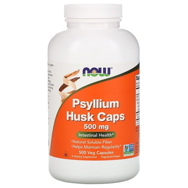 NOW - PSYLLIUM HUSK 500 MG - 500 KAPSZULA