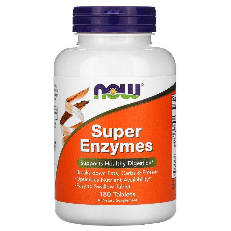 NOW - SUPER ENZYMES - 180 TABLETTA