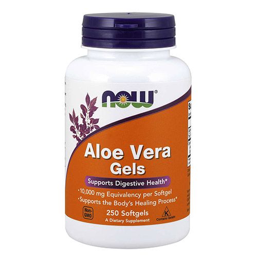 NOW - ALOE VERA GELS 10.000 MG - 250 KAPSZULA