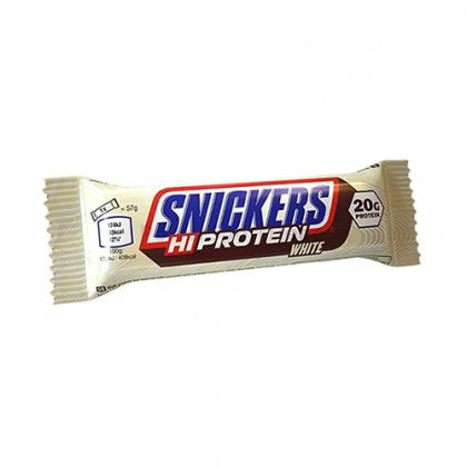 SNICKERS - HIGH PROTEIN BAR - WHITE CHOCOLATE - 57 G