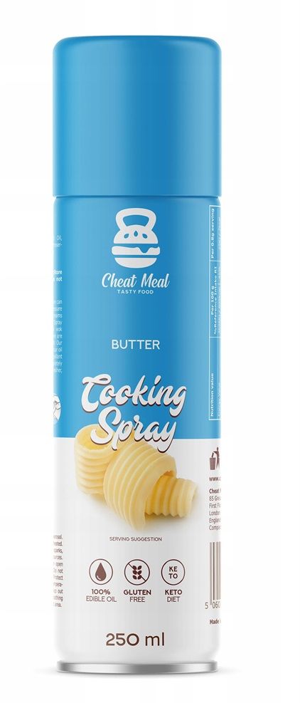 CHEAT MEAL - COOKING SPRAY - BUTTER - 250 ML