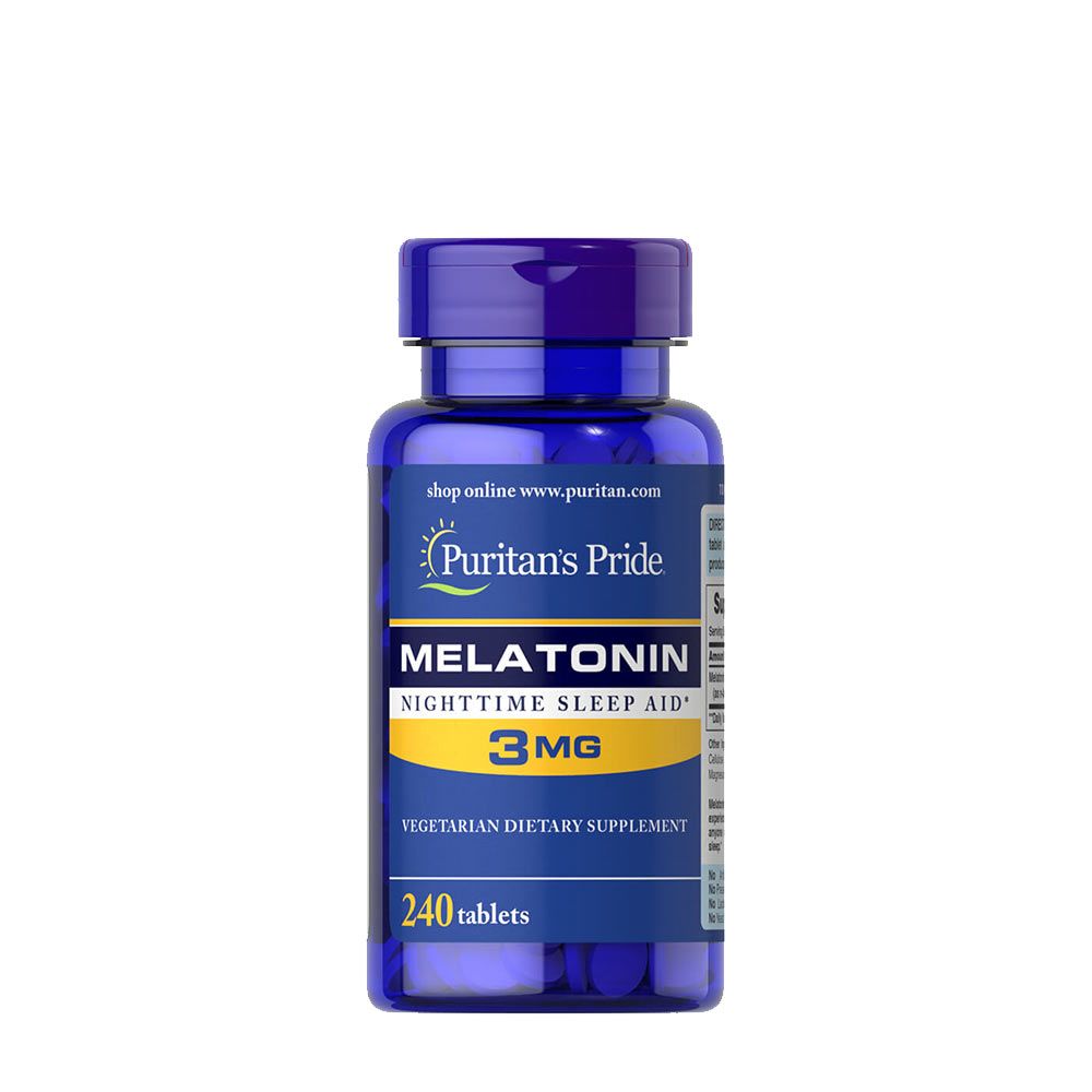 PURITANS PRIDE - MELATONIN 3 MG - 240 TABLETTA