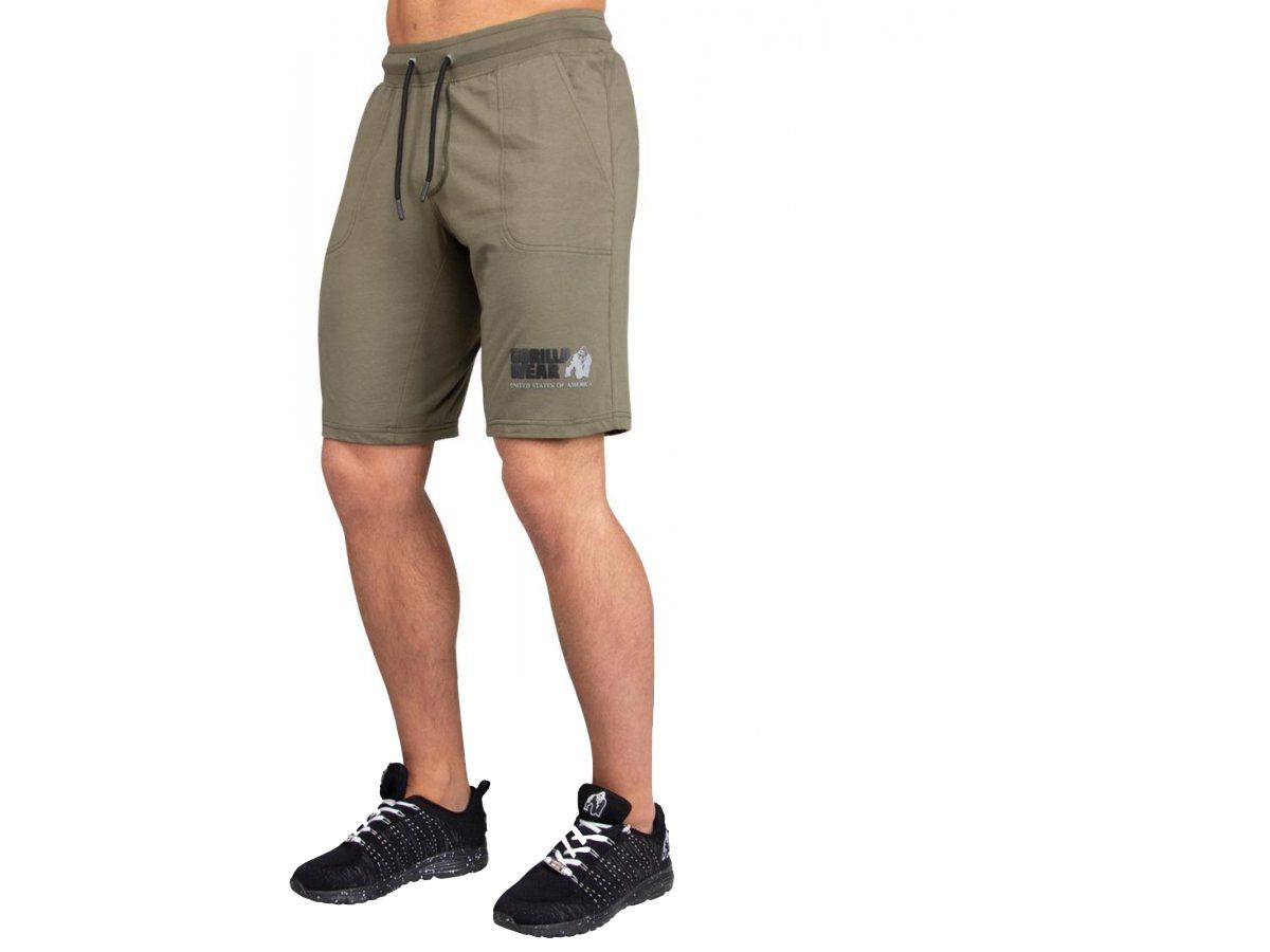 GORILLA WEAR - SAN ANTONIO SHORTS ARMY - ZÖLD RÖVID NADRÁG