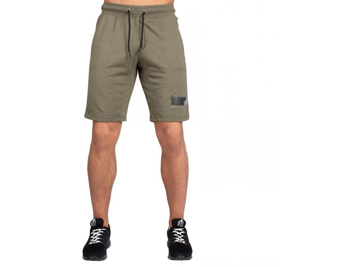 GORILLA WEAR - SAN ANTONIO SHORTS ARMY - ZÖLD RÖVID NADRÁG