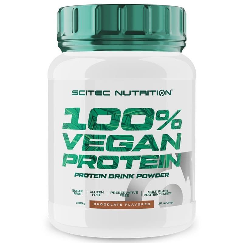SCITEC NUTRITION - 100% VEGAN PROTEIN - PROTEIN DRINK POWDER - 1000 G