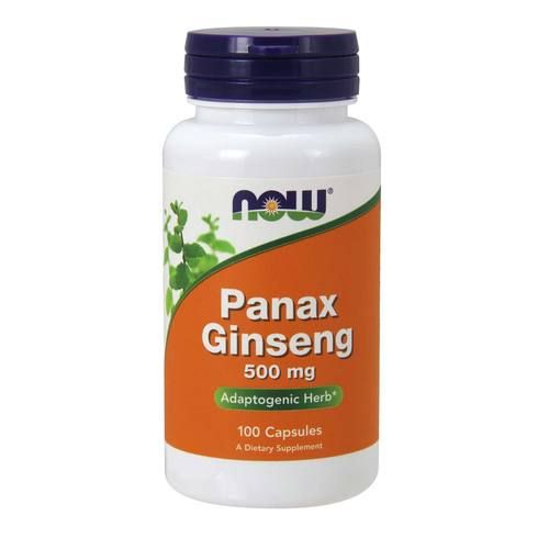 NOW - PANAX GINSENG 500 MG - 100 KAPSZULA