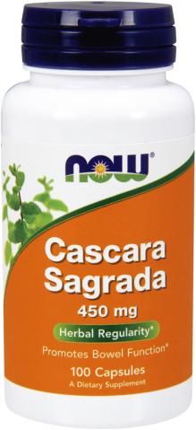 NOW - CASCARA SAGRADA 450 MG - 100 KAPSZULA