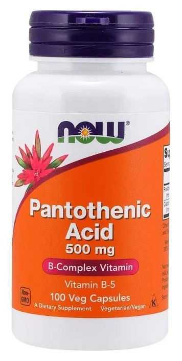 NOW - PANTOTHENIC ACID 500 MG - 100 KAPSZULA