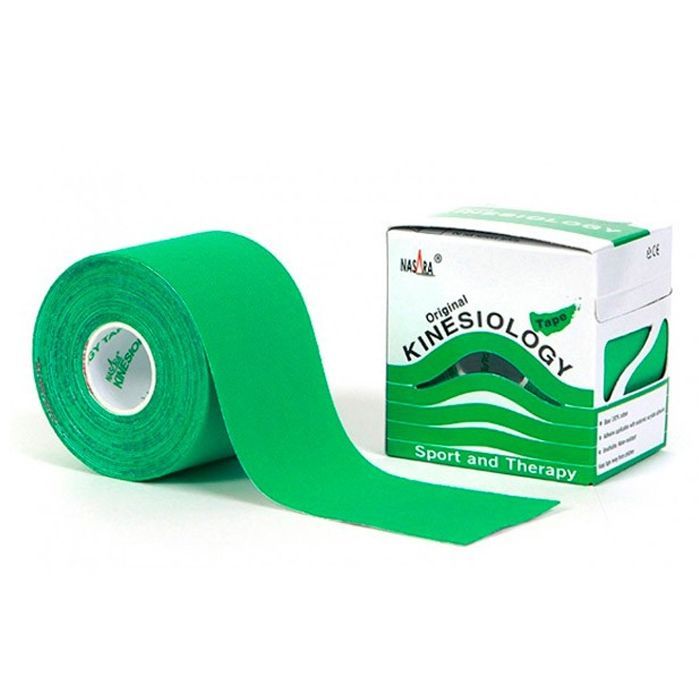 NASARA - ORIGINAL KINESIOLOGY TAPE - KINEZIOLÓGIAI TAPASZ - 5 CM X 5M - ZÖLD NASARA - ORIGINAL KINESIOLOGY TAPE - KINEZIOLÓGIAI TAPASZ - 5 CM X 5M - ZÖLD