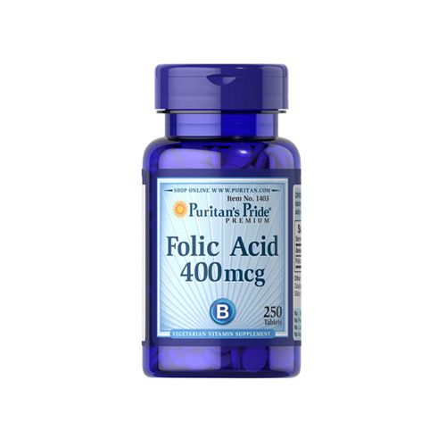 PURITANS PRIDE - FOLIC ACID 400 MCG - 250 TABLETTA