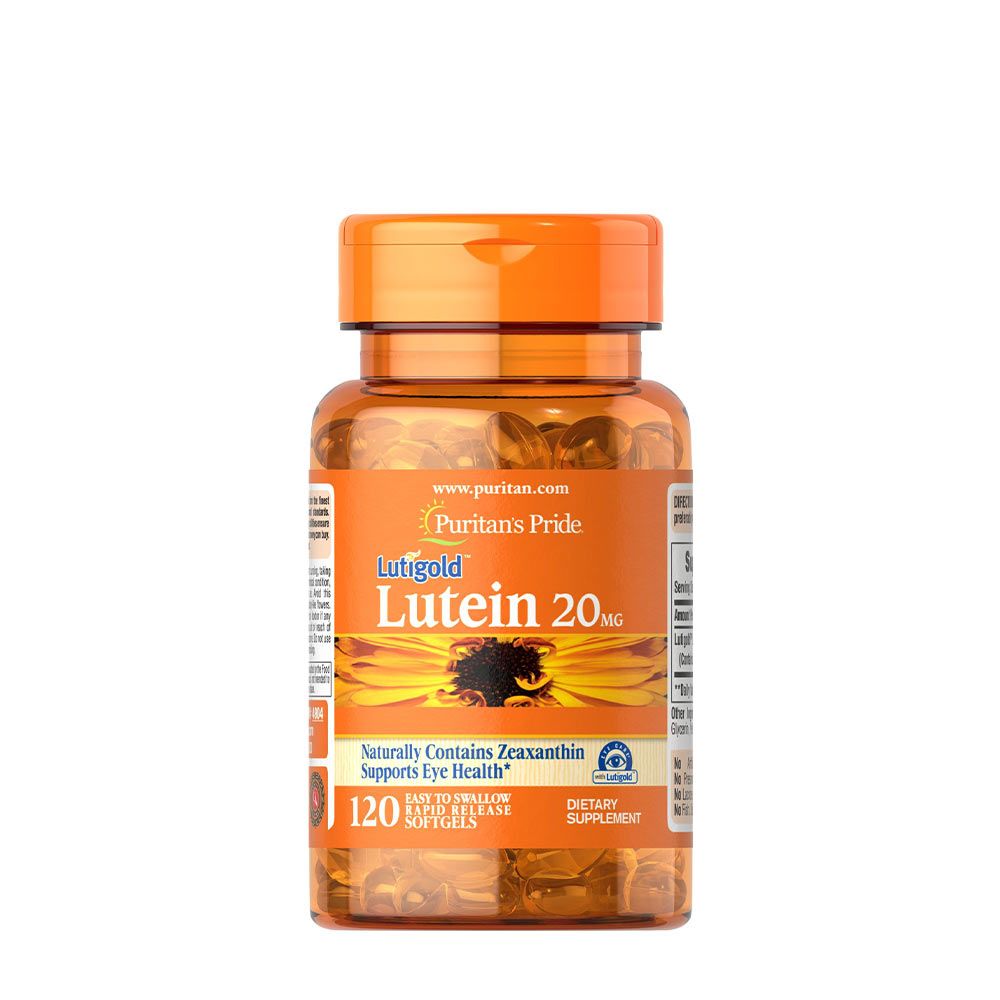 PURITANS PRIDE - LUTEIN 20 MG WITH ZEAXANTHIN - 120 KAPSZULA