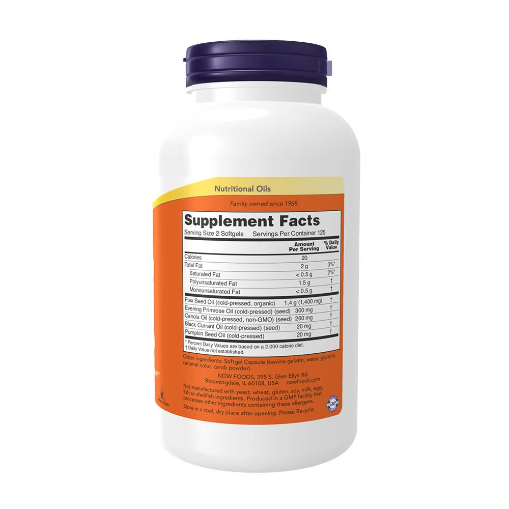 NOW - OMEGA 3-6-9 1000 MG - 250 KAPSZULA NOW - OMEGA 3-6-9 1000 MG - 250 KAPSZULA