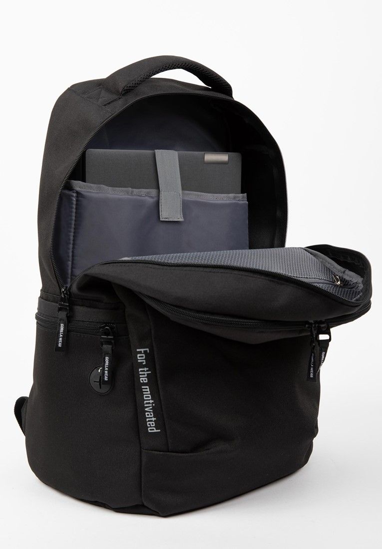 GORILLA WEAR - AKRON BACKPACK BLACK - HÁTIZSÁK - FEKETE