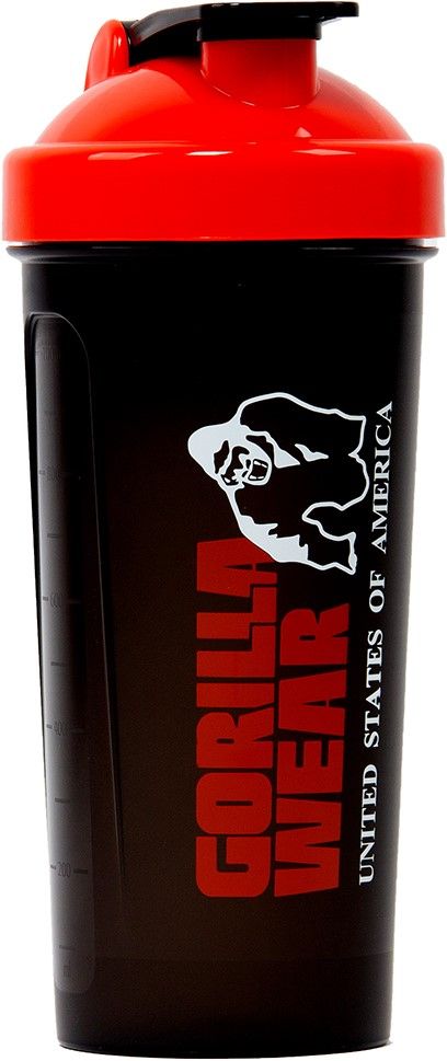 GORILLA WEAR - SHAKER XXL - FEKETE/PIROS