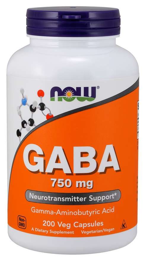 NOW - GABA 750 MG - 200 KAPSZULA