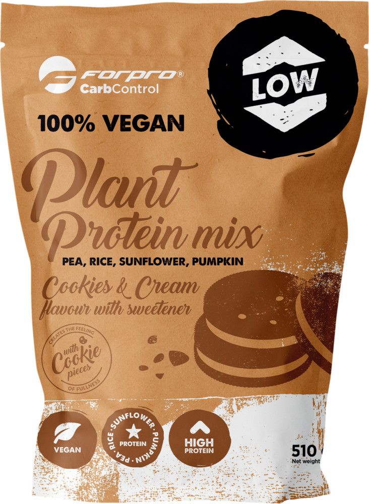 FORPRO - 100% VEGAN PLANT PROTEIN MIX - 510 G FORPRO - 100% VEGAN PLANT PROTEIN MIX - 510 G