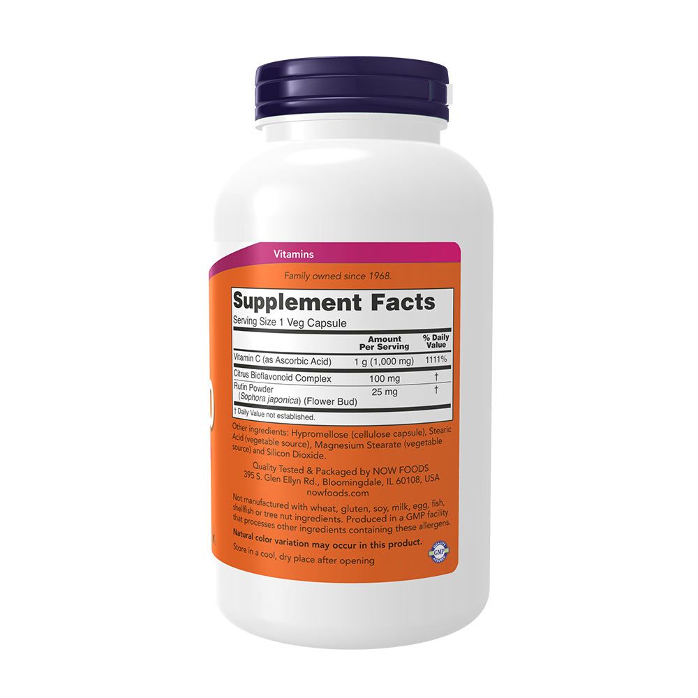 NOW - C-VITAMIN 1000 MG KAPSZULA BIOFLAVONOIDDAL - 250 KAPSZULA NOW - C-VITAMIN 1000 MG KAPSZULA BIOFLAVONOIDDAL - 250 KAPSZULA