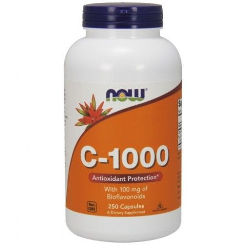 NOW - VITAMIN C-1000 WITH 100 MG OF BIOFLAVONOIDS - 250 KAPSZULA