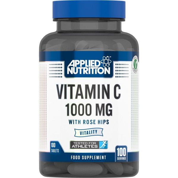 APPLIED NUTRITION - VITAMIN-C 1000 MG WITH ROSE HIPS - 100 TABLETTA