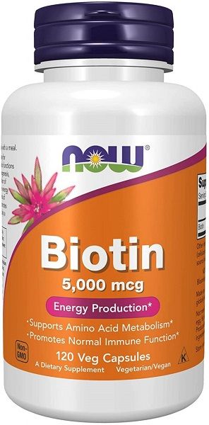 NOW - BIOTIN 5000 MCG - 120 KAPSZULA