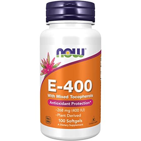 NOW - E-400 MIXED TOCOPHEROLS - 100 GÉLKAPSZULA