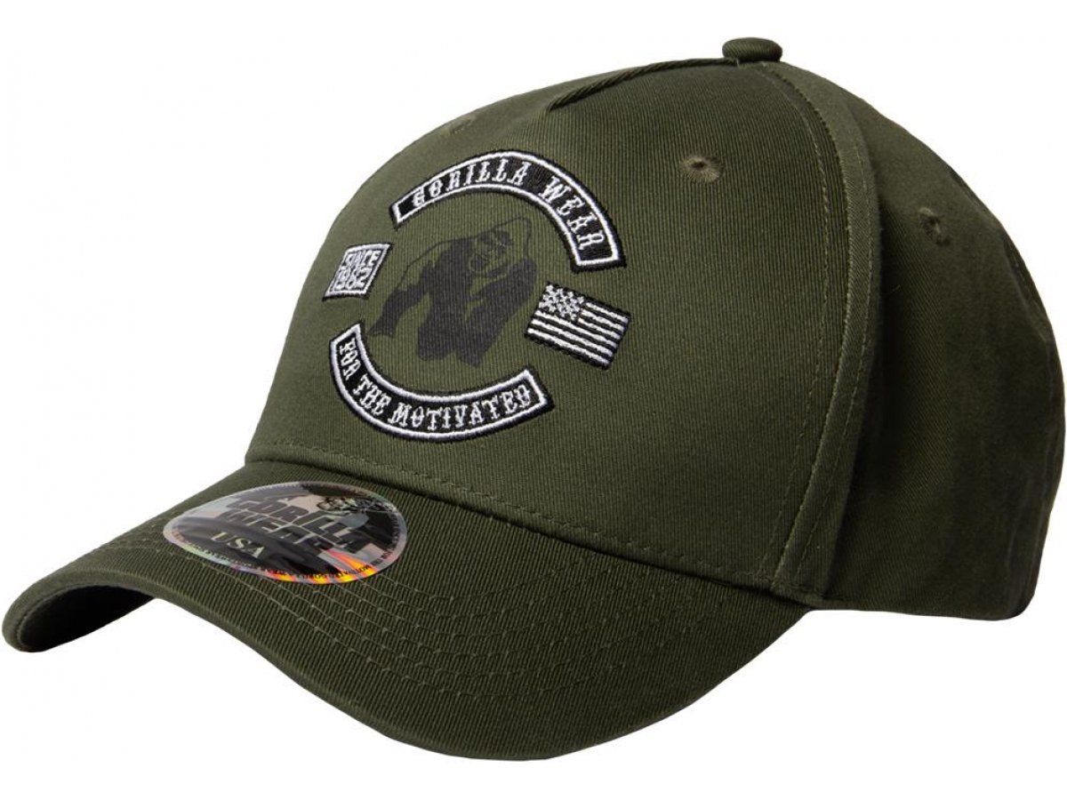 GORILLA WEAR - DARLINGTON CAP - BASEBALL SAPKA - ARMY GREEN