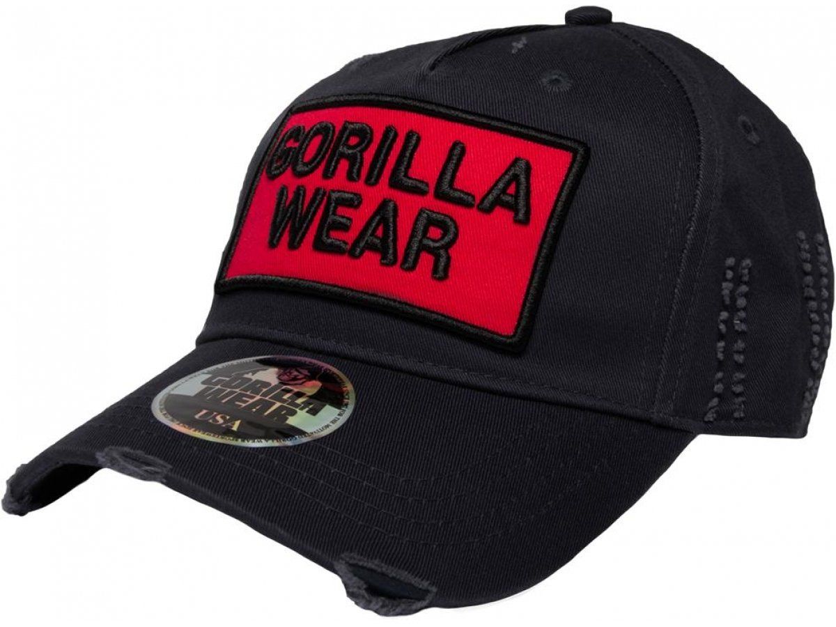GORILLA WEAR - HARRISON CAP - BASEBALL SAPKA - FEKETE/PIROS