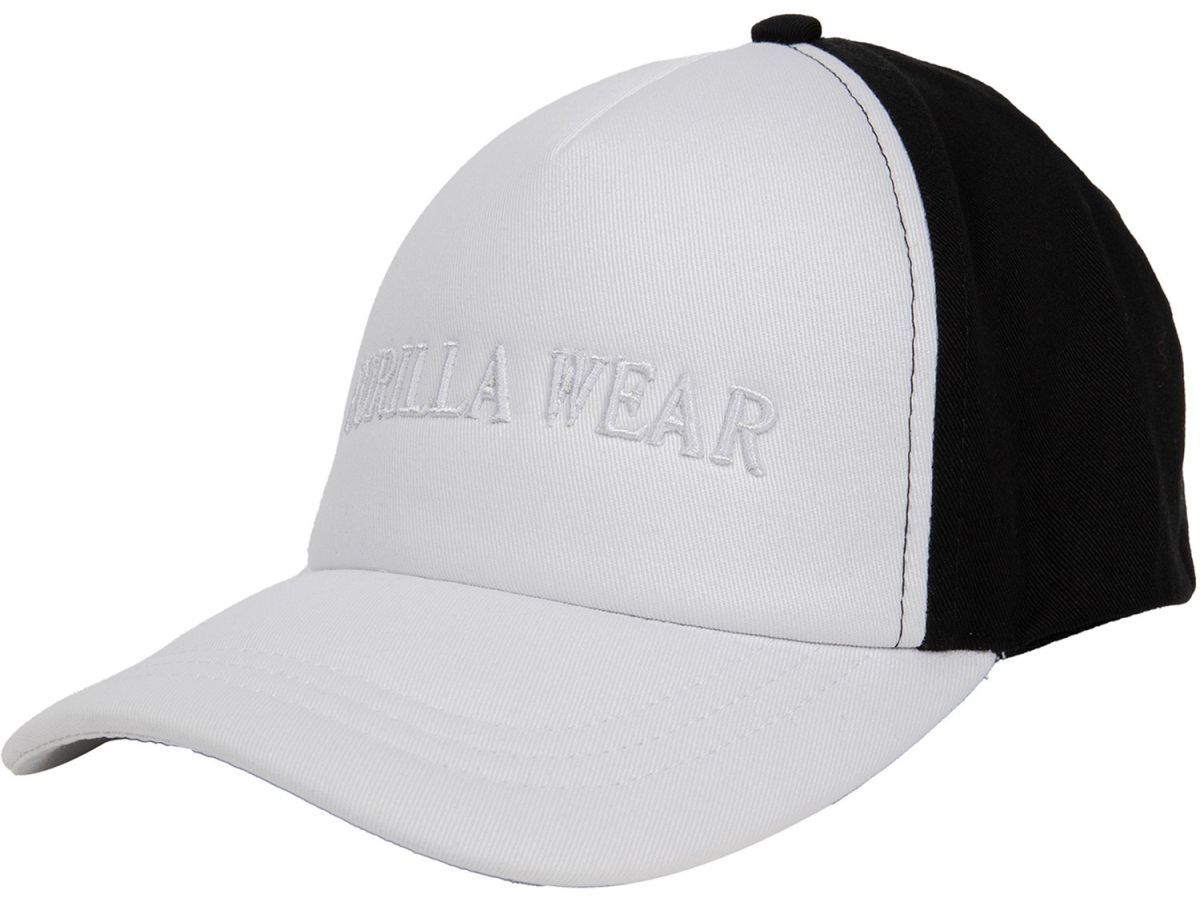 GORILLA WEAR - SHARON PONYTAIL CAP - NŐI BASEBALL SAPKA - FEHÉR/FEKETE