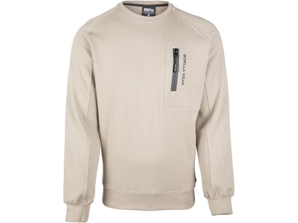 GORILLA WEAR - NEWARK SWEATER - BEIGE - BÉZS PULÓVER