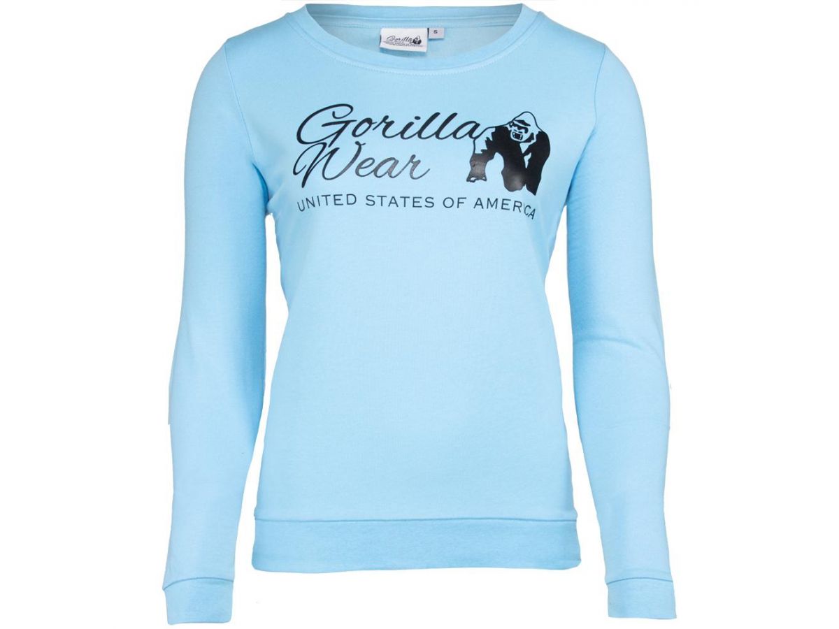 GORILLA WEAR - RIVIERA SWEATSHIRT - VILÁGOSKÉK NŐI PULÓVER