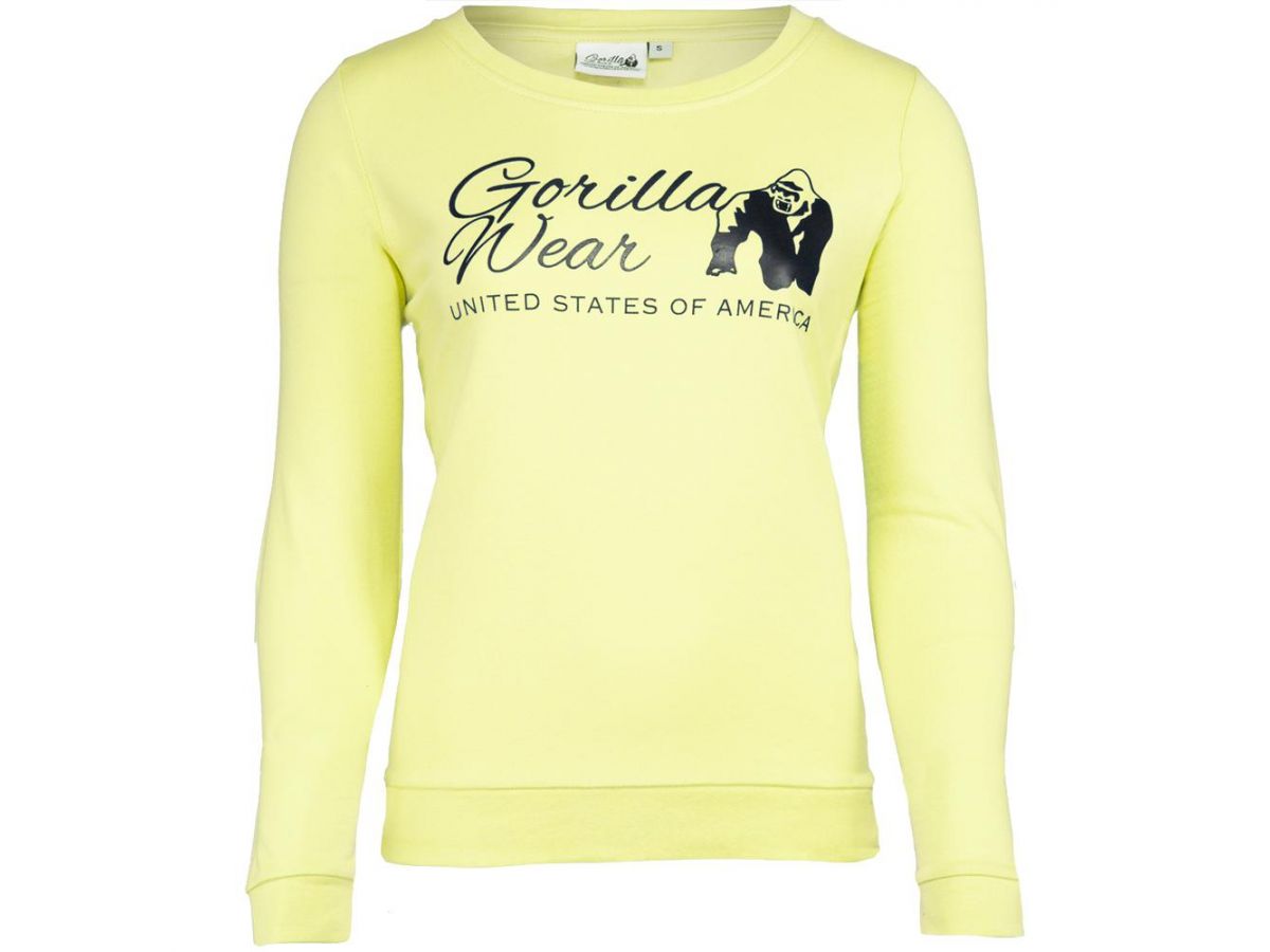 GORILLA WEAR - RIVIERA SWEATSHIRT - SÁRGA NŐI PULÓVER