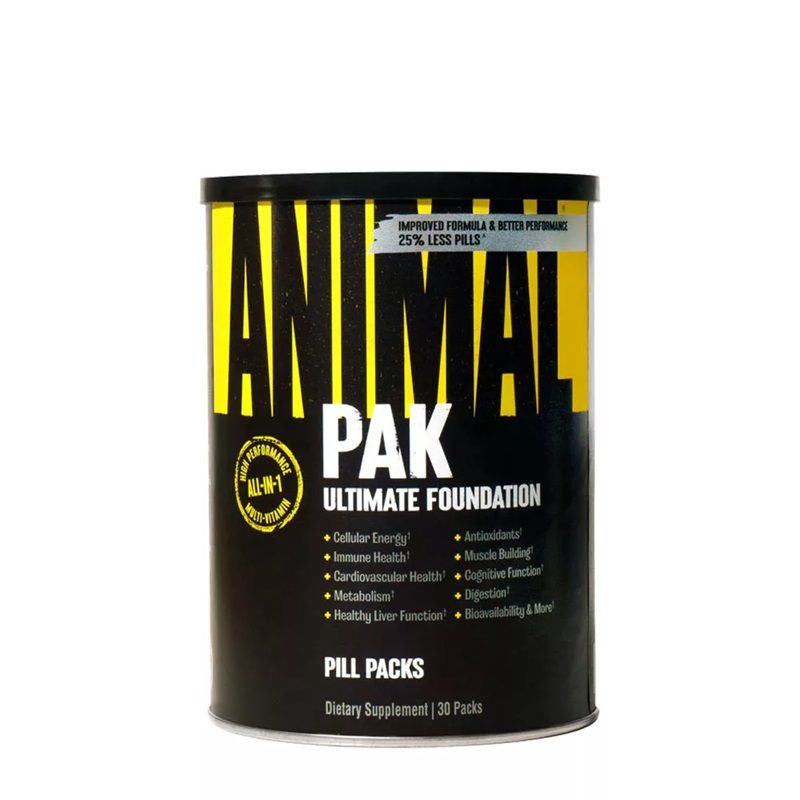 UNIVERSAL NUTRITION - ANIMAL PAK EU - KOMPLEX MULTIVITAMIN - 30 PAK