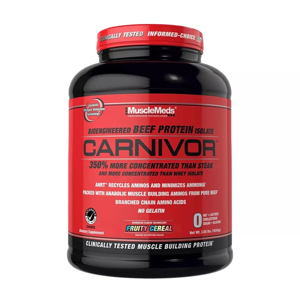 MUSCLEMEDS - CARNIVOR - HIDROLIZÁLT MARHAFEHÉRJE - 4 LBS - 56 ADAG - 1820 G