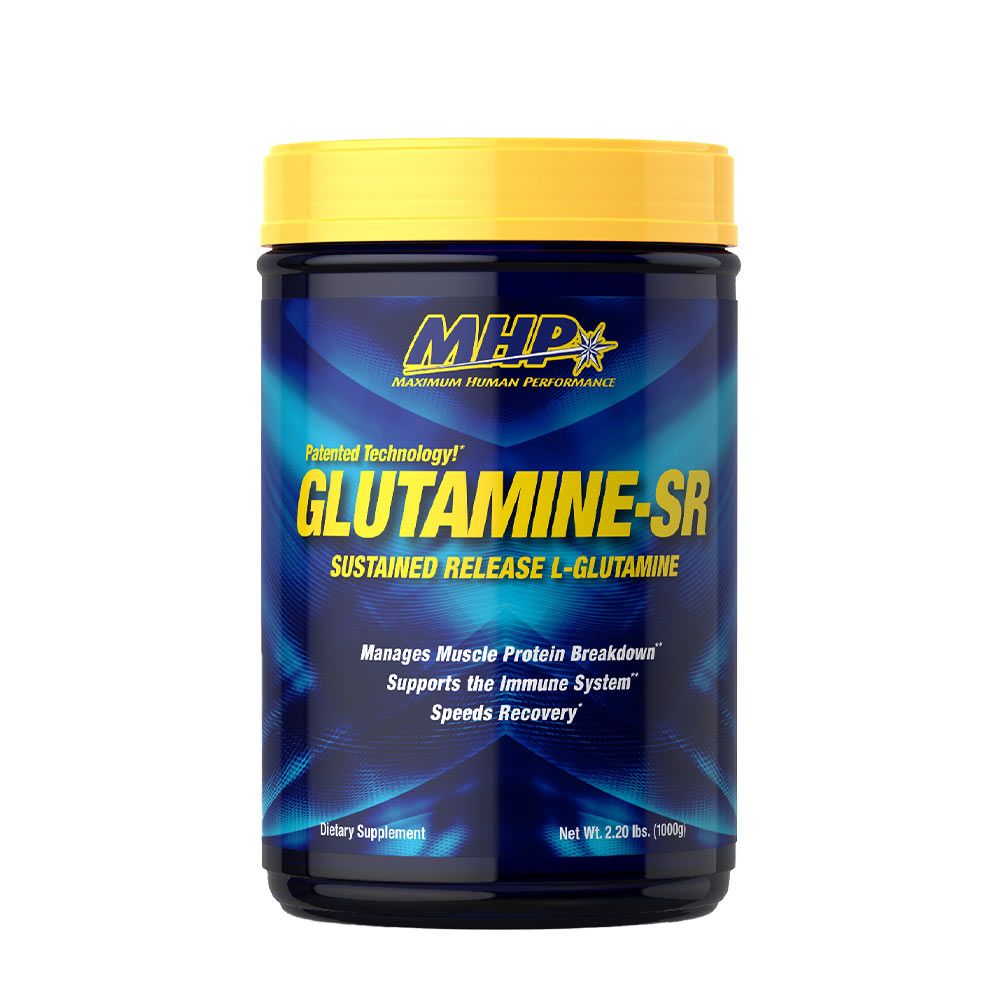 MHP - GLUTAMINE-SR - ELNYÚJTOTT ADAGOLÁSÚ GLUTAMIN POR - 2,2 LBS - 1000 G