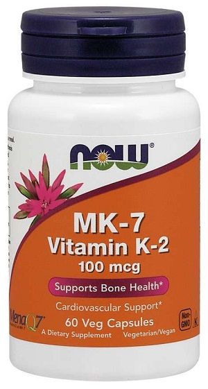 NOW - MK-7 VITAMIN K-2 100 MCG - 60 KAPSZULA