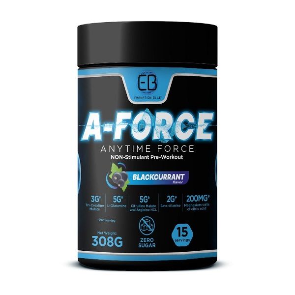 EMANATION BLUE - A-FORCE - KOFFEINMENTES EDZÉS ELŐTTI FORMULA - 308 G