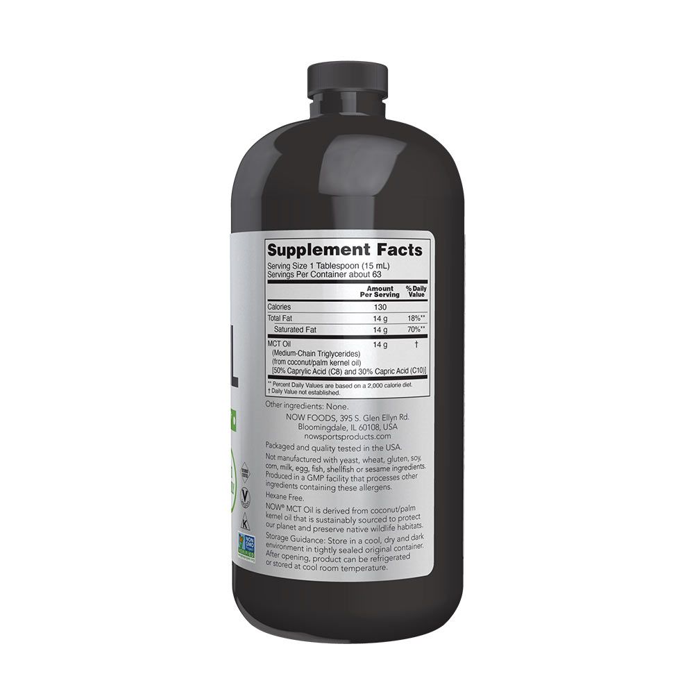 NOW - ORGANIKUS MCT OLAJ - 946 ML NOW - ORGANIKUS MCT OLAJ - 946 ML