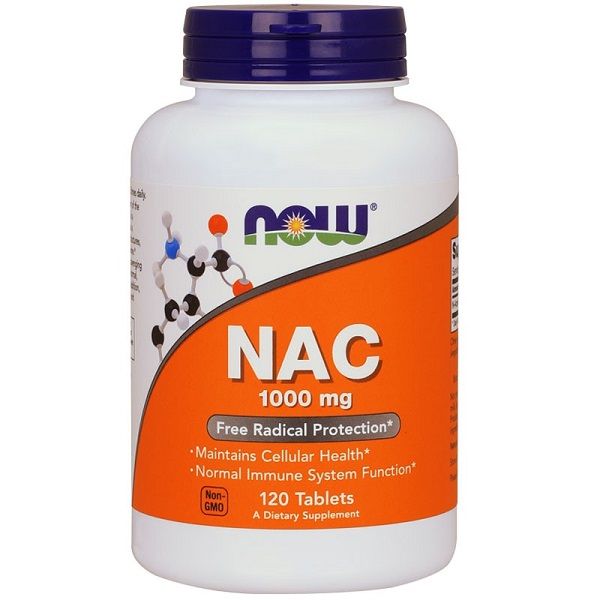 NOW - NAC 1000 MG DOUBLE STRENGTH - 120 TABLETTA